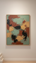 Textural Contemporary Painting on Museum-Grade Canvas